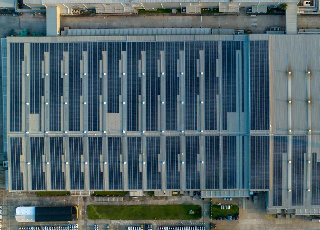 Paneles solares sin inversión PPA (Power Purchase Agreement) para industrias manufacturera