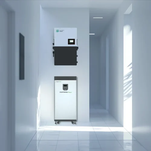 Sistema de paneles solares híbrido con baterías en Monterrey para casa o negocio para las fallas o apagones de la red e CFE